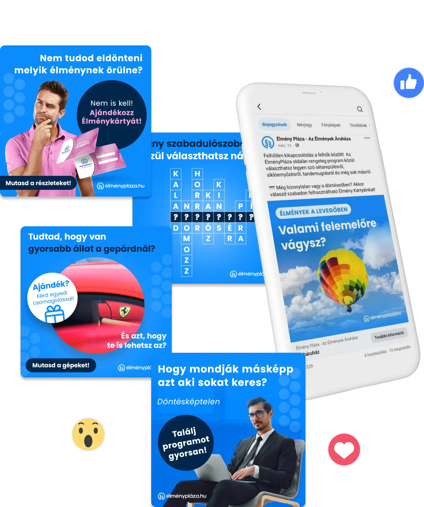 ÉlményPláza - Rekordforgalom költségnövekedés nélkül WEBBRANDING