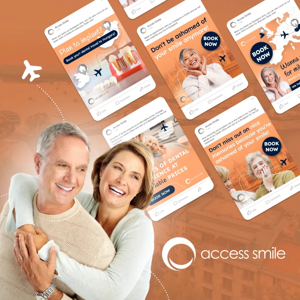 Access Smile: Digitális támogatás a nemzetközi fogturizmusban WEBBRANDING