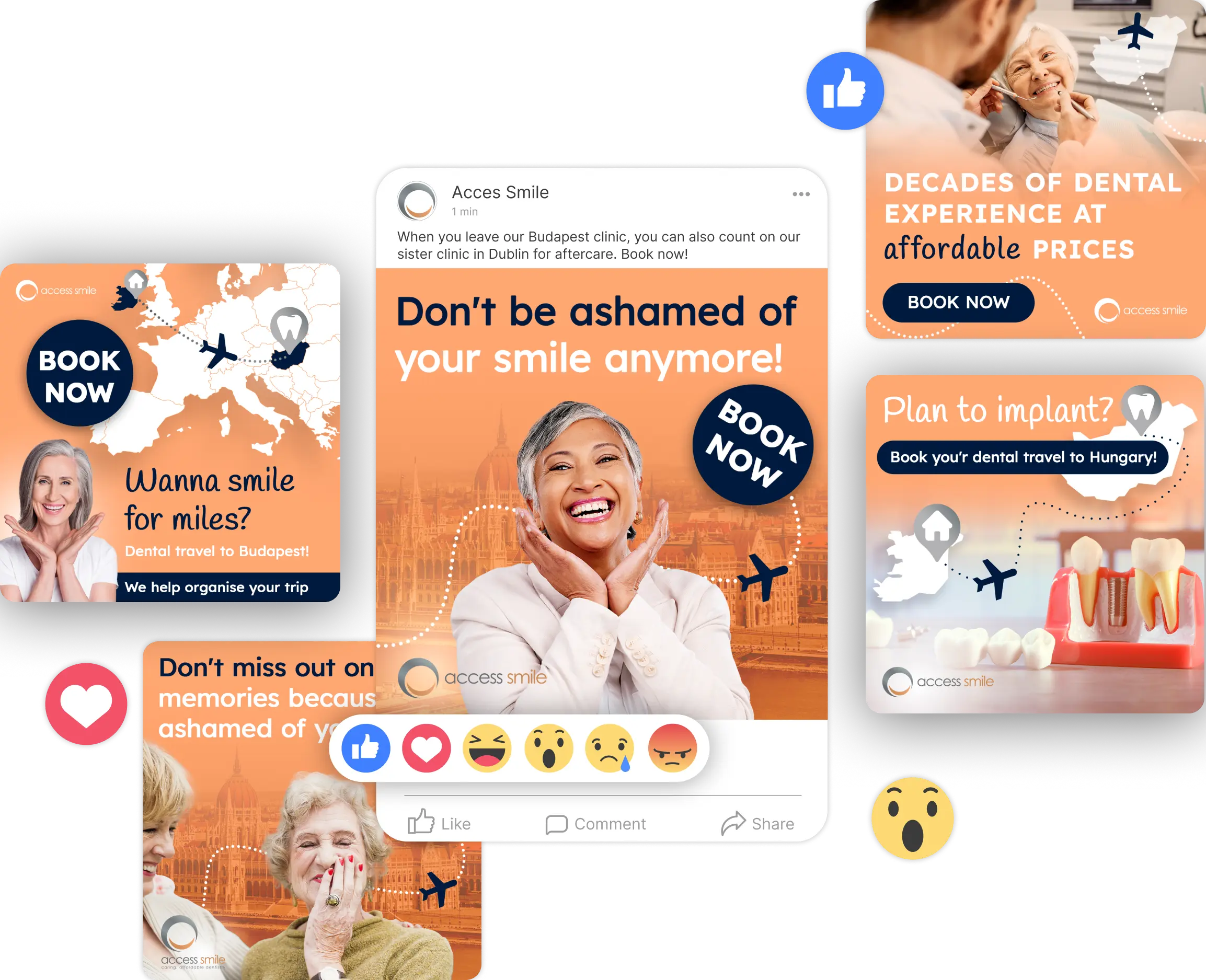 Access Smile: Digitális támogatás a nemzetközi fogturizmusban WEBBRANDING