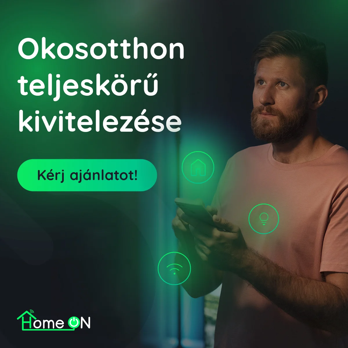 HomeOn - B2B leadgenerálás a social térben WEBBRANDING