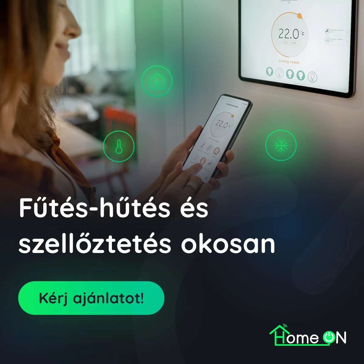 HomeOn - B2B leadgenerálás a social térben WEBBRANDING