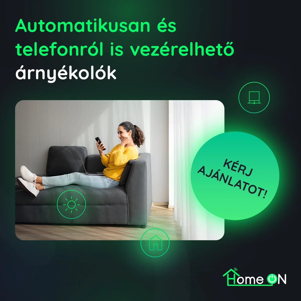 HomeOn - B2B leadgenerálás a social térben WEBBRANDING