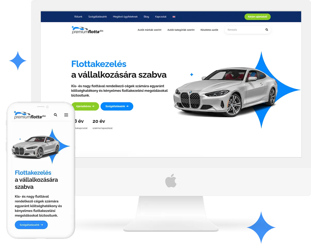 Premium Flotta: Márkaépítés és leadgenerálás a B2B autóbérlés piacán WEBBRANDING