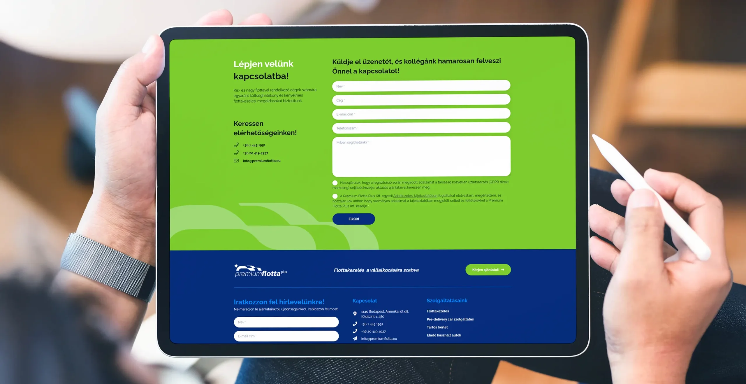 Premium Flotta: Márkaépítés és leadgenerálás a B2B autóbérlés piacán WEBBRANDING