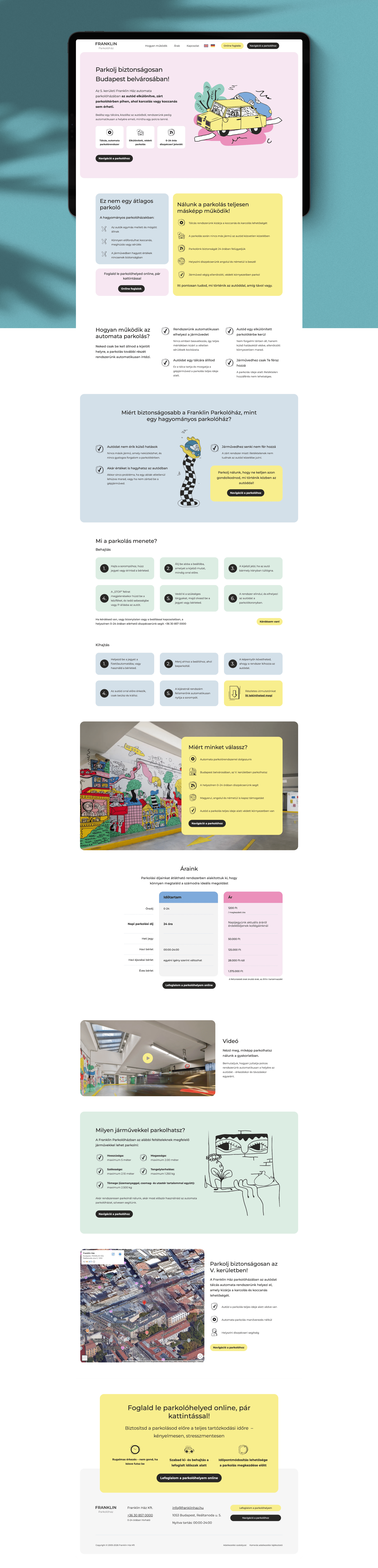 Franklinház WEBBRANDING